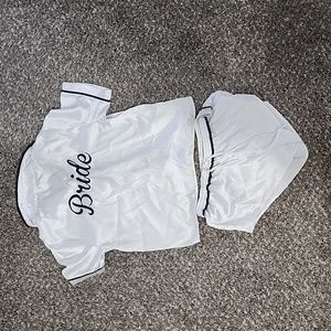 Bride silk pajamas